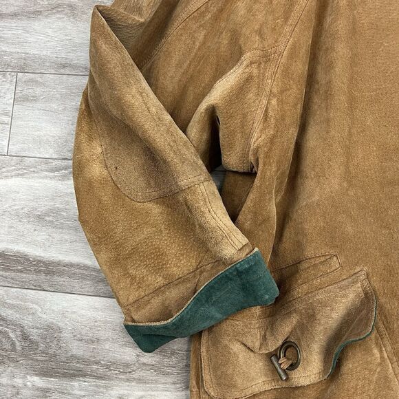 Vintage Global Identity G-III Suede Chore Coat 90s - Picture 4 of 16